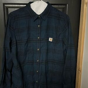 New without tags ladies XL flannel plaid carhartt